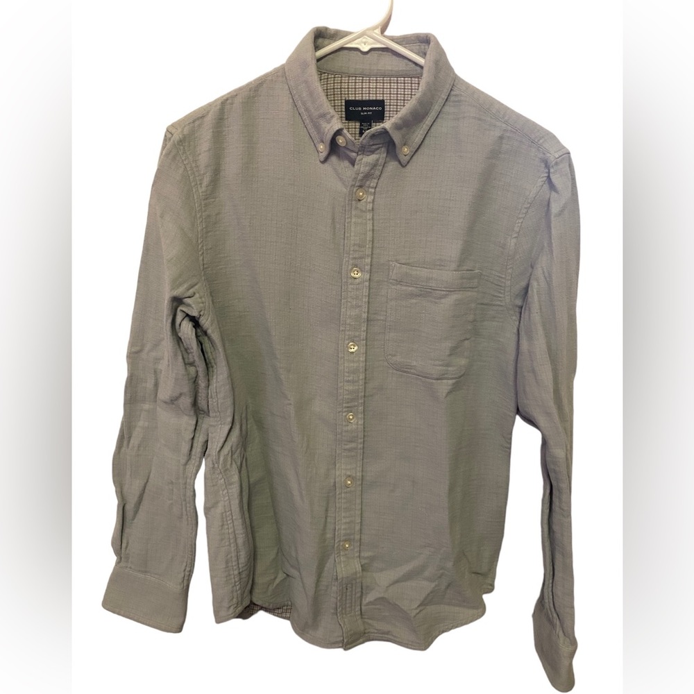 Club Monaco flannel button-up shirt